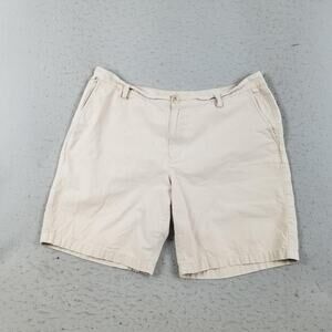 Columbia PFG Shorts Mens 38W Khaki 10 Inch Inseam Cotton Fishing Outdoors Casual